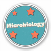 Microbiologie Sticker (Voorkant)