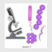 Microbiologie Sticker (Vel)