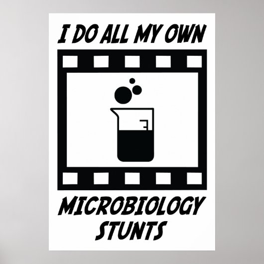 Microbiologie Stunts Poster (Voorkant)