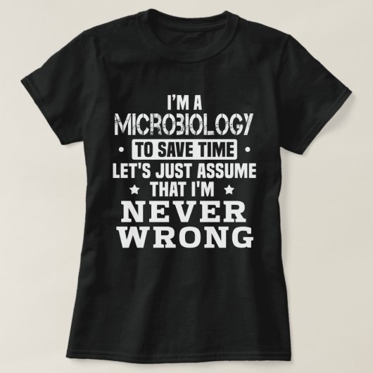 Microbiologie T-shirt (Design voorkant)