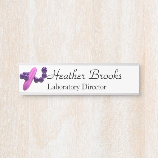 Microbiologie thema deurbordje (Voorkant)