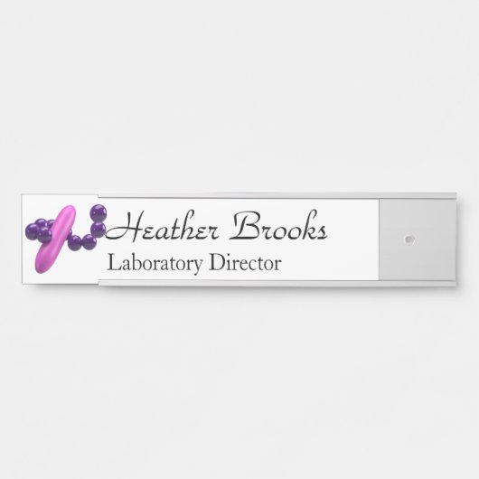 Microbiologie thema deurbordje (Voorkant)