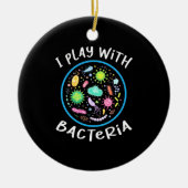 Microbiologie Wetenschapsleraar Keramisch Ornament (Voorkant)