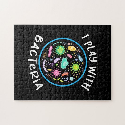 Microbiologie Wetenschapsleraar Legpuzzel (Horizontaal)