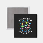 Microbiologie Wetenschapsleraar Magneet (Voorkant / Achterkant)