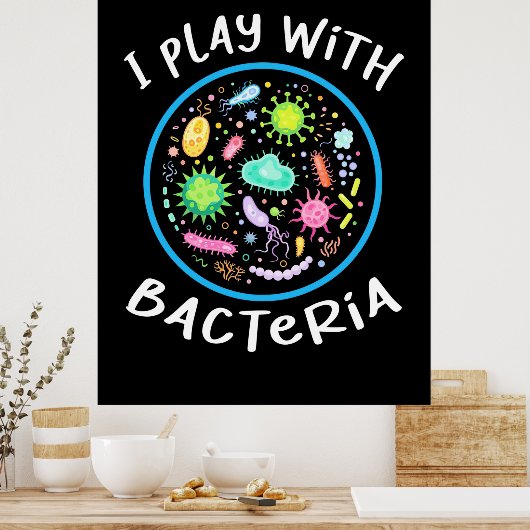 Microbiologie Wetenschapsleraar Poster (Keuken)