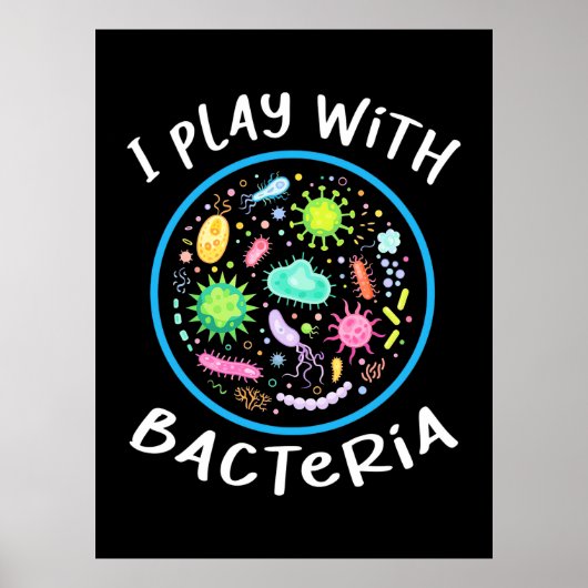 Microbiologie Wetenschapsleraar Poster (Voorkant)