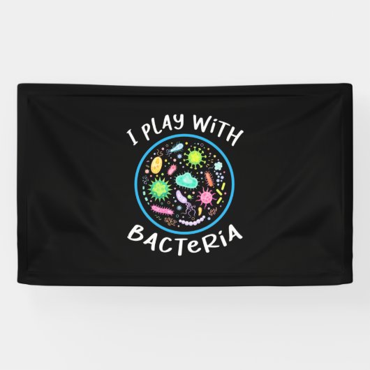 Microbiologie Wetenschapsleraar Spandoek (Horizontaal)