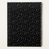 Microbiologie - wit op zwart planner (Achterkant)