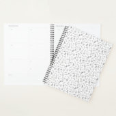 Microbiologie - zwart op wit planner (Display)