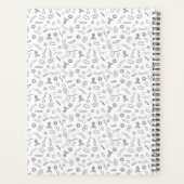 Microbiologie - zwart op wit planner (Achterkant)