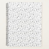 Microbiologie - zwart op wit planner (Voorkant)