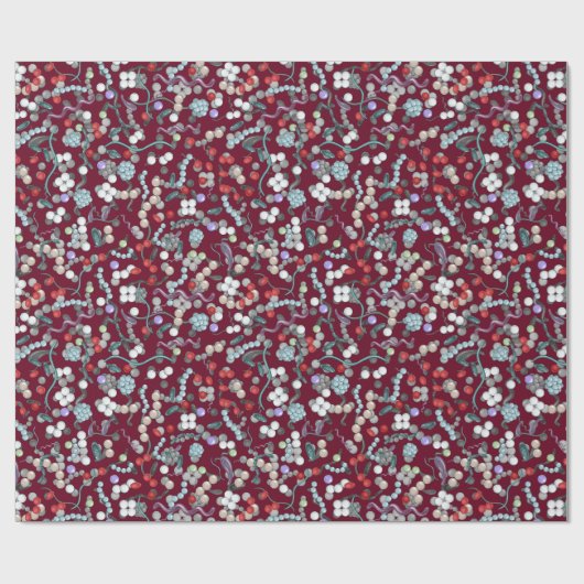 Microbiologisch patroon cadeaupapier (Vlak)