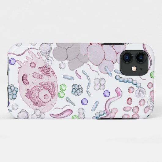 Microbiologisch patroon Case-Mate iPhone case (Achterkant (horizontaal))