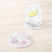 Microbiologisch patroon zandsteen onderzetter (Zijkant)