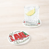 MICROBIOLOGISCHE CHRISTMAS MEDISCH LABORATORIUMTEK ZANDSTEEN ONDERZETTER (Zijkant)