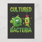 Microbiologische cultuur Bacteria Science Pun Briefkaart (Voorkant)