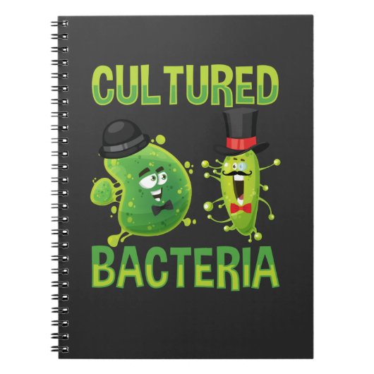Microbiologische cultuur Bacteria Science Pun Notitieboek (Voorkant)
