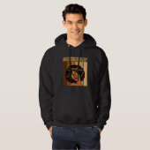 Microbiologist Afro African American Black History Hoodie (Voorkant volledig)