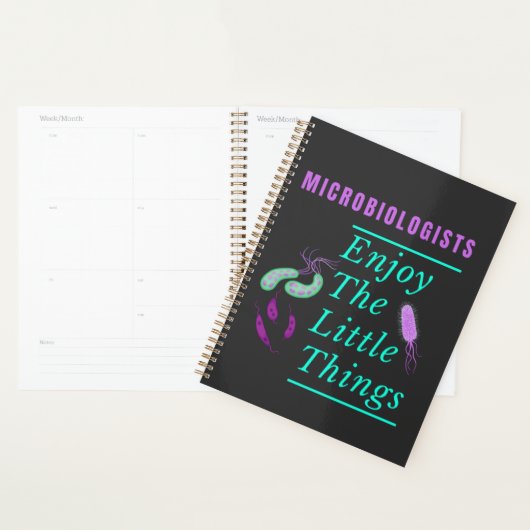 Microbiologists Enjoy The Little Things Planner (Display)