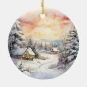 Microbioloog Eerste Kerstdag Gepersonaliseerd Keramisch Ornament (Achterkant)