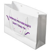 microbioloog in ruste groot cadeauzakje (Voorkant Gekanteld)