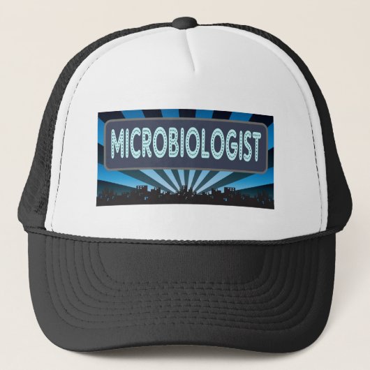 Microbioloog Marquee Trucker Pet (Voorkant)
