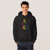 Microbioloog Microscope Nerd Medical Laboratory Hoodie (Voorkant volledig)