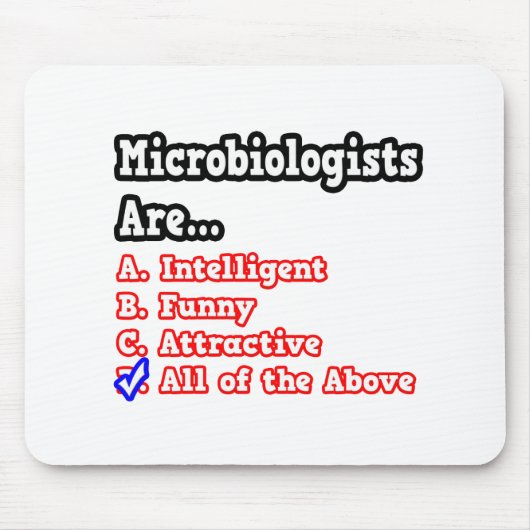 Microbioloog Quiz...Joke Muismat (Voorkant)