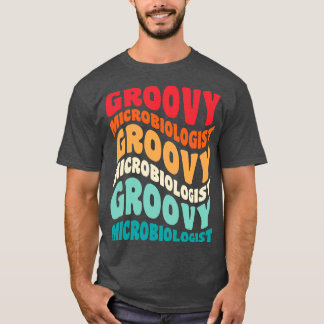 Microbioloog Retro 60s 70s 80s Vibes T-shirt