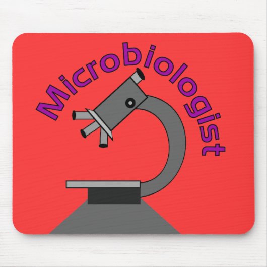 Microbioloog T-Shirts en Gifts Muismat (Voorkant)