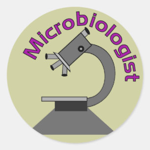 Microbioloog T-Shirts en Gifts Ronde Sticker