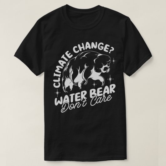 Microbioloog Tardigrade Science Water Beer Biolo T-shirt (Design voorkant)