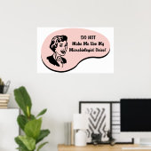 Microbioloog Voice Poster (Thuiskantoor)