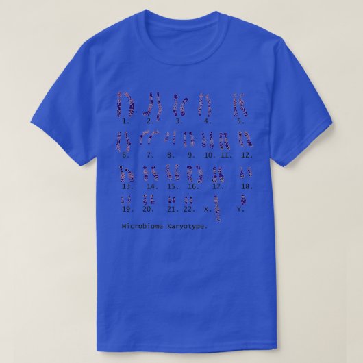 Microbiome Karyotype 1 T-shirt (Design voorkant)