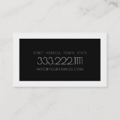 Microbiota Research Scientist Zwart Wit Vet Visitekaartje (Achterkant)