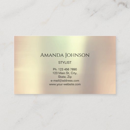 Microblade Lashes Brows Makeup Eye Roos Copper Visitekaartje (Achterkant)