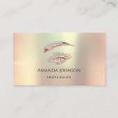 Microblade Lashes Brows Makeup Eye Roos Copper Visitekaartje (Voorkant)