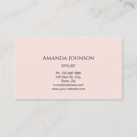 Microblade Lashes Brows Makeup Logo Blauw Visitekaartje (Achterkant)