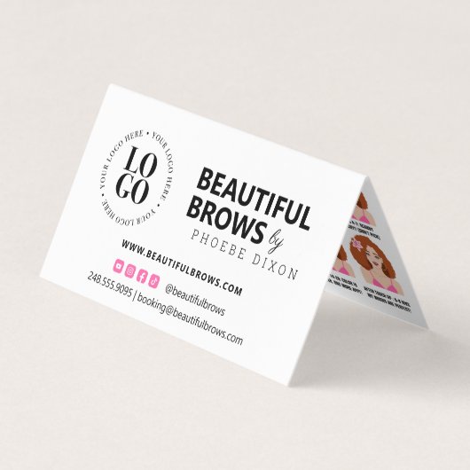 Microblading Brow Aftercare Appointinder B Visitekaartje (Voorkant)