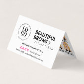 Microblading Brow Aftercare Appointinder B Visitekaartje (Voorkant)