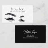Microblading Brows & Lashes, Eyelash Extensions Bu Visitekaartje (Voorkant / Achterkant)