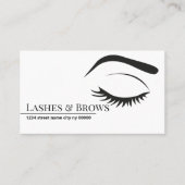 Microblading Brows & Lashes, Eyelash Extensions Visitekaartje (Voorkant)