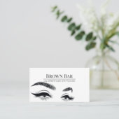 Microblading Brows & Lashes, Eyelash Extensions Visitekaartje (Staand voorkant)