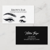 Microblading Brows & Lashes, Eyelash Extensions Visitekaartje (Voorkant / Achterkant)