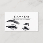 Microblading Brows & Lashes, Eyelash Extensions Visitekaartje (Voorkant)