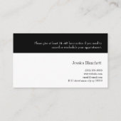 Microblading Brows Salon Appointment Card Afsprakenkaartje (Achterkant)
