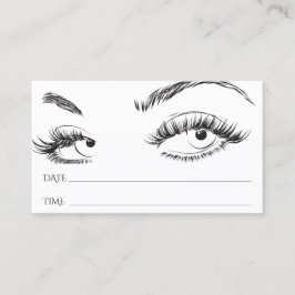 Microblading Brows Salon Appointment Card Afsprakenkaartje