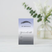 Microblading Brows Salon, gradiënt Appointkaart Afsprakenkaartje (Staand voorkant)