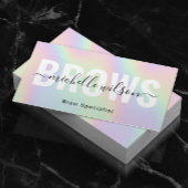 Microblading Brows Technicia Moderne holographic Visitekaartje